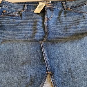 New with Tags Torrid size 18 Denim Skirt